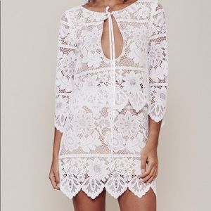For Love and Lemons lace skirt